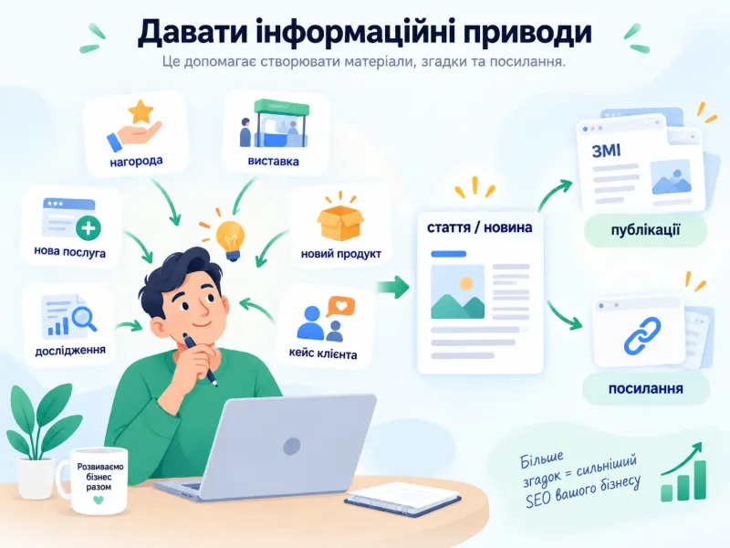 Інформаційні приводи для SEO та PR